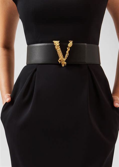 versace belt female|Versace belt women outfit.